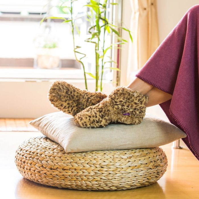 Kerstcadeau Verwarmde Knuffelboots Sloffen