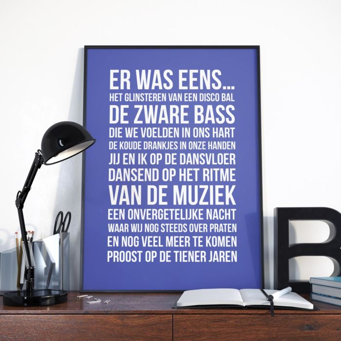 Personaliseerbare poster – er was eens...
