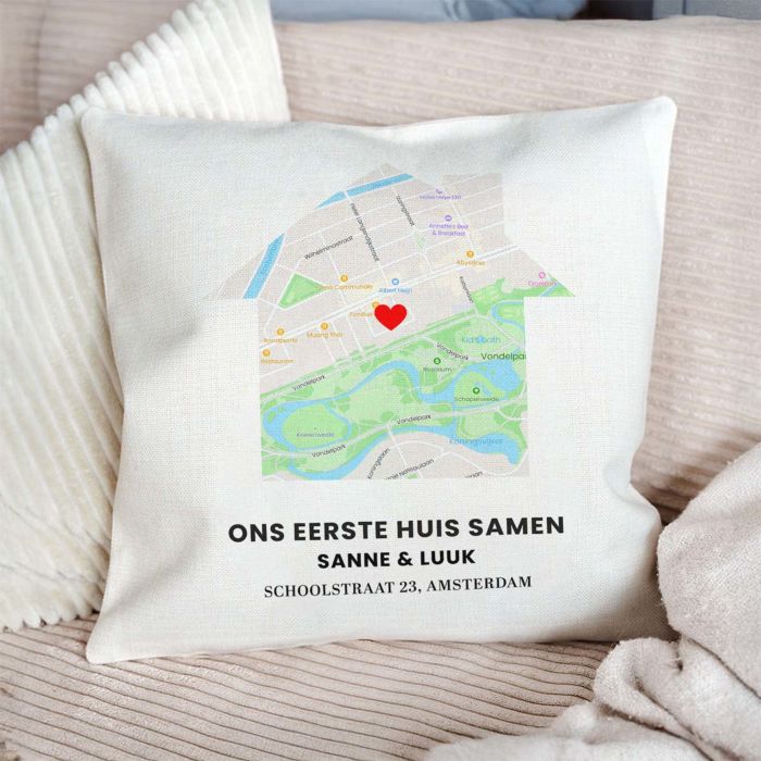 Gepersonaliseerde kussensloop waar het begon