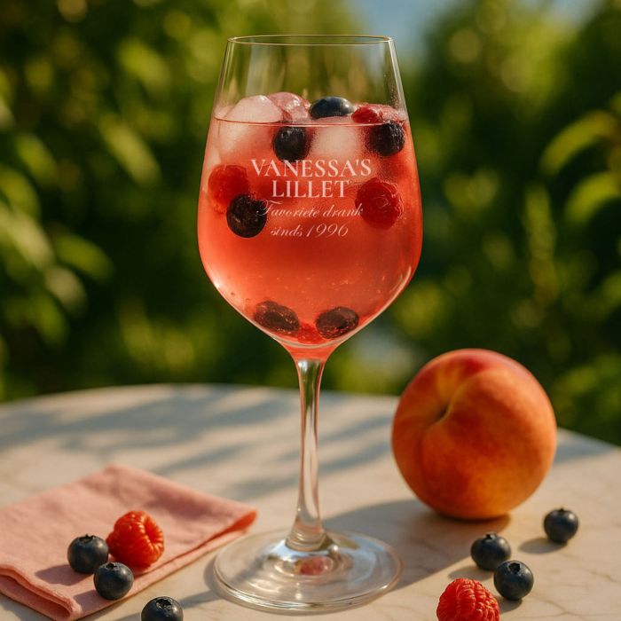 Lillet Glas Gegraveerd met Naam