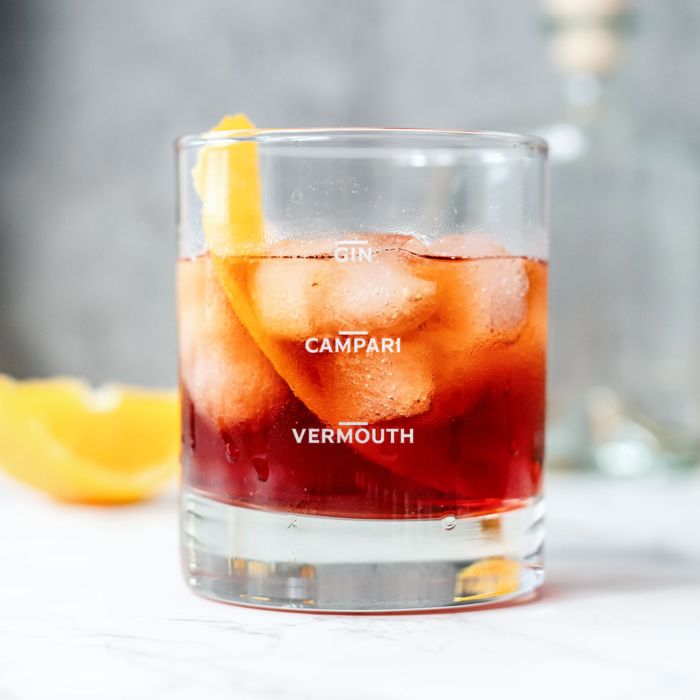 Gepersonaliseerd Negroni glas