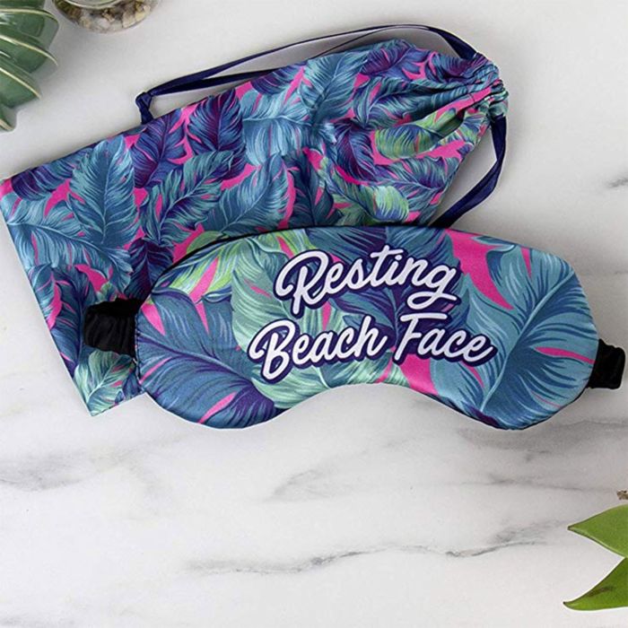 Strand slaapmasker – met tas
