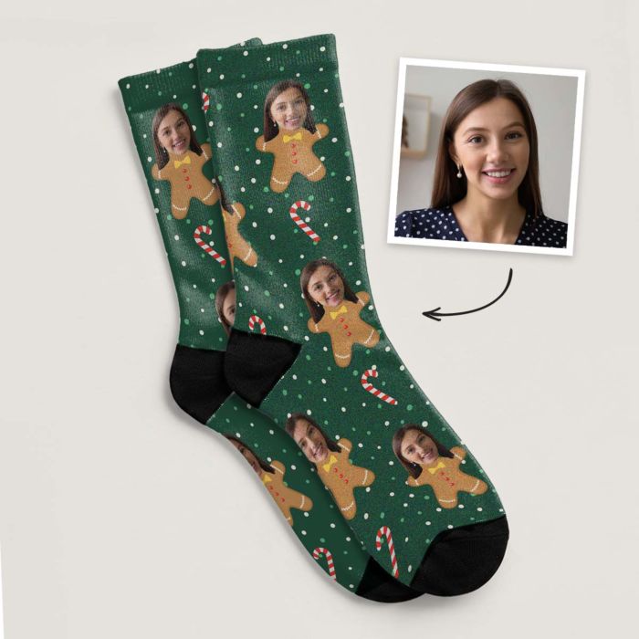 Kerstsokken met Meerdere Gezichten en Achtergronden