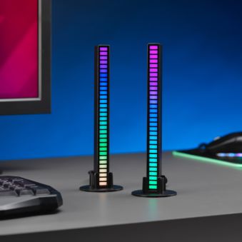 2 Sound Reactive LED Light Bars