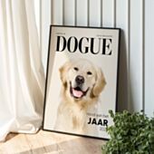 Gepersonaliseerde poster huisdier tijdschrift