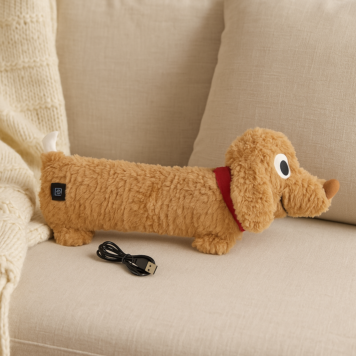 Verwarmbare USB knuffel hond