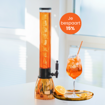 Cadeauset Aperol-glas en dranktoren