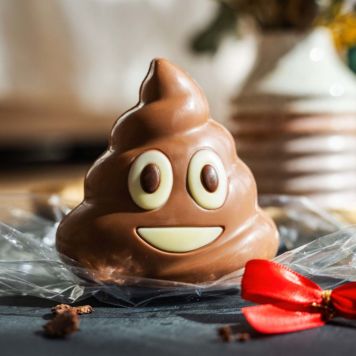 Poop emoji chocolade