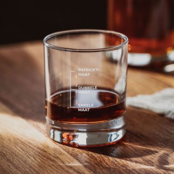 Whiskyglas met gravure