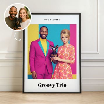 Gepersonaliseerde tijdreis poster