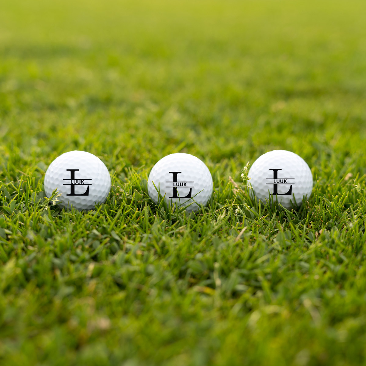 Golfbal Bedrukt met Monogram