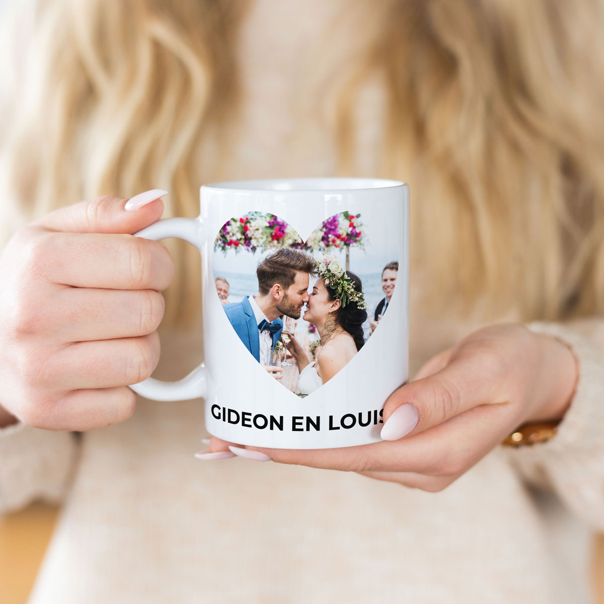 Gepersonaliseerde Mok met Foto en Datum