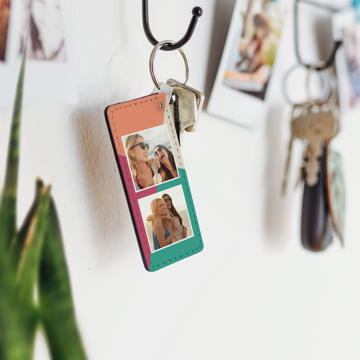 Gepersonaliseerde Sleutelhanger met 2 Foto's