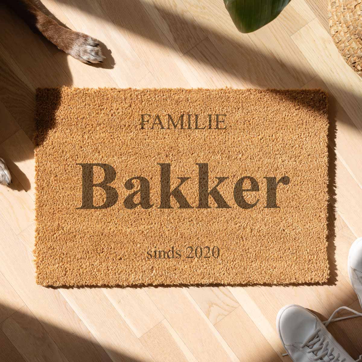 Een prachtig Mat met de Datum van jullie Trouwdag Een prachtig Mat met de Datum van jullie Trouwdag