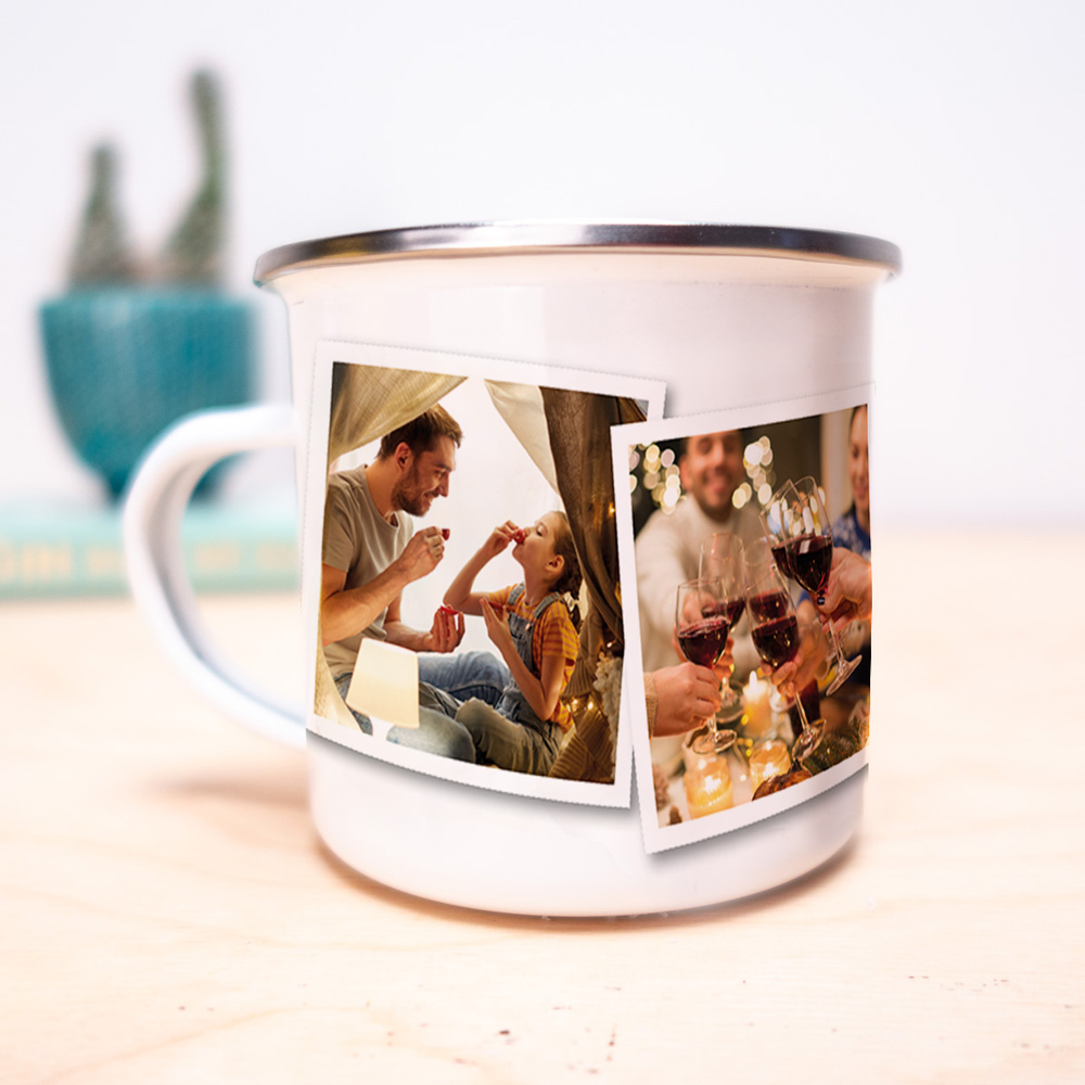 Personaliseerbare Metalen Mok met foto’s