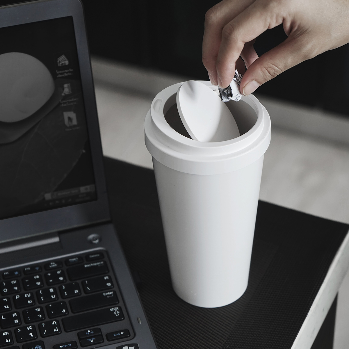 Bureau Afvalbakje Koffiebeker To Go Ontwerp