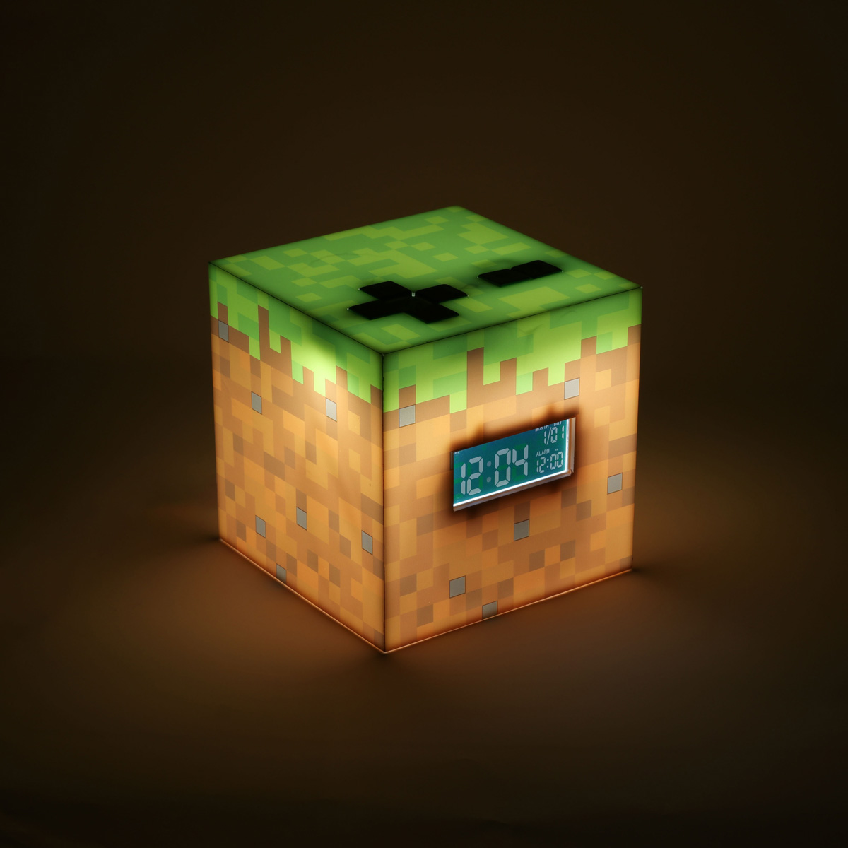 Minecraft wekker met lamp
