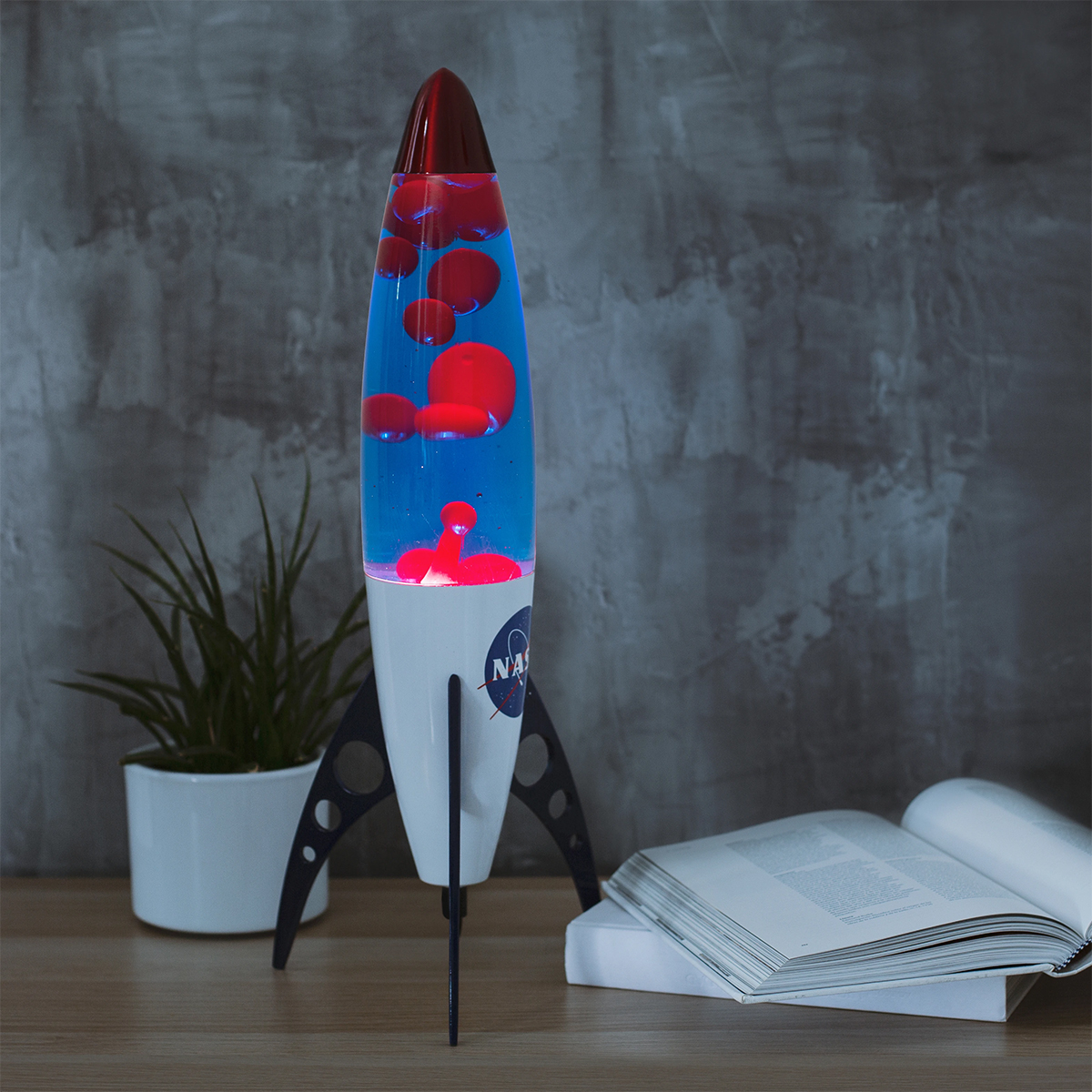 NASA Galaxy lava retro lamp