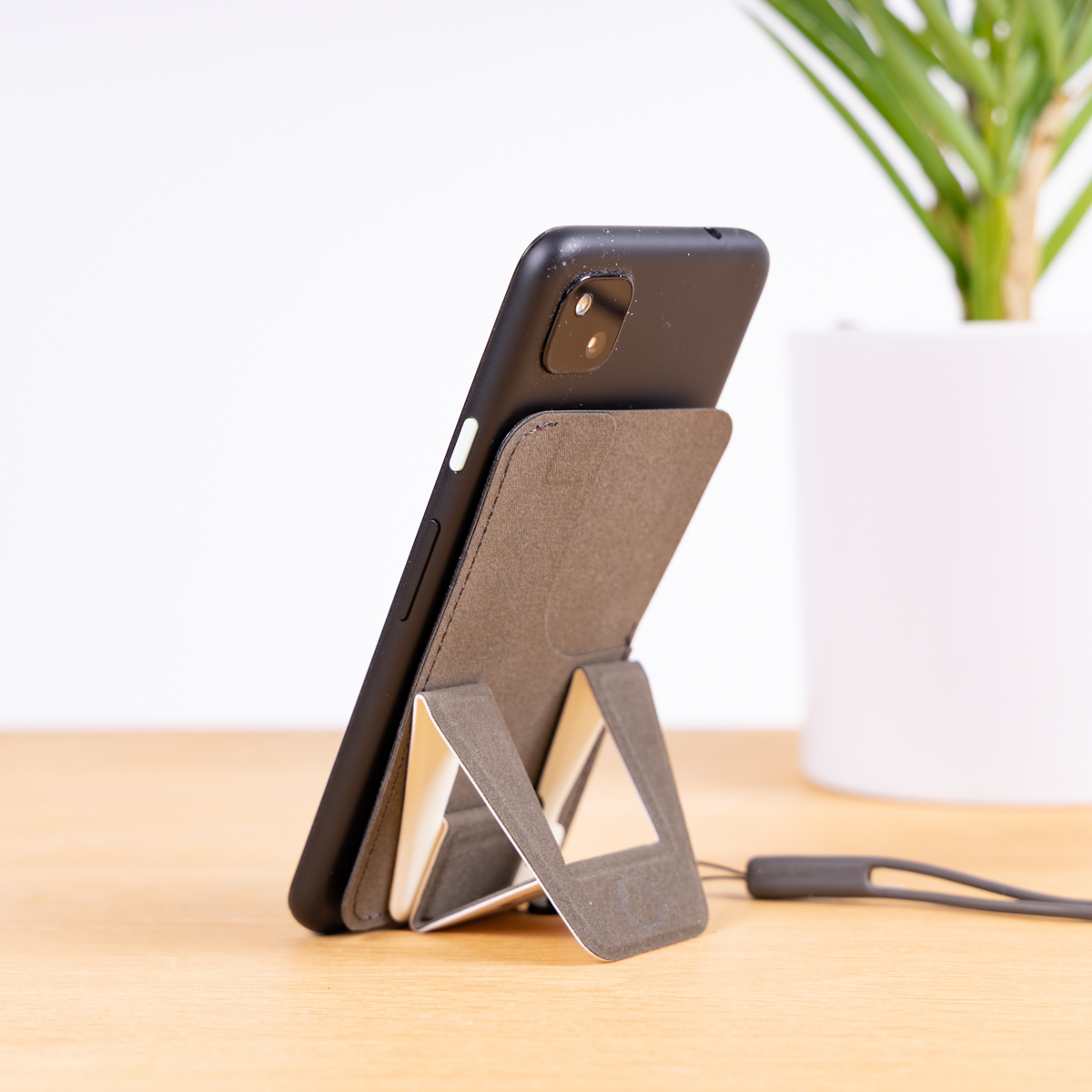Smartphonehouder met kaartsleuf