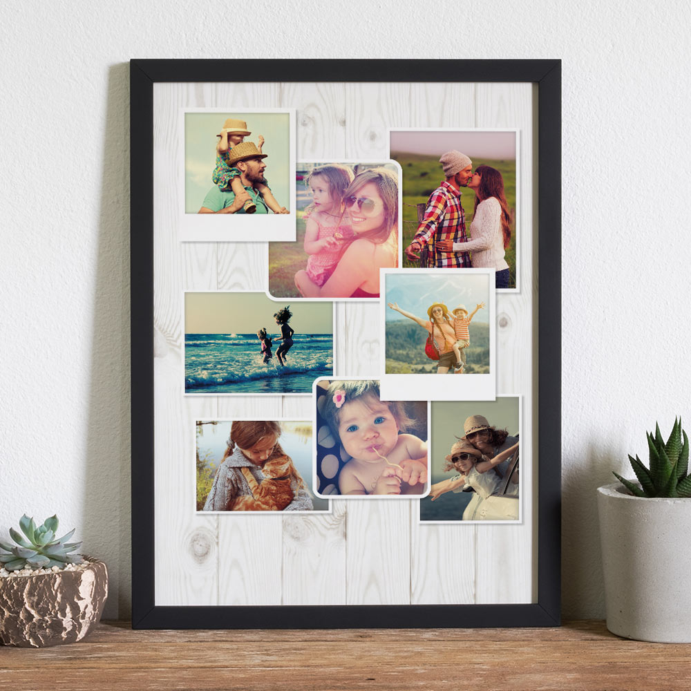 Personaliseerbare foto poster in vintage look