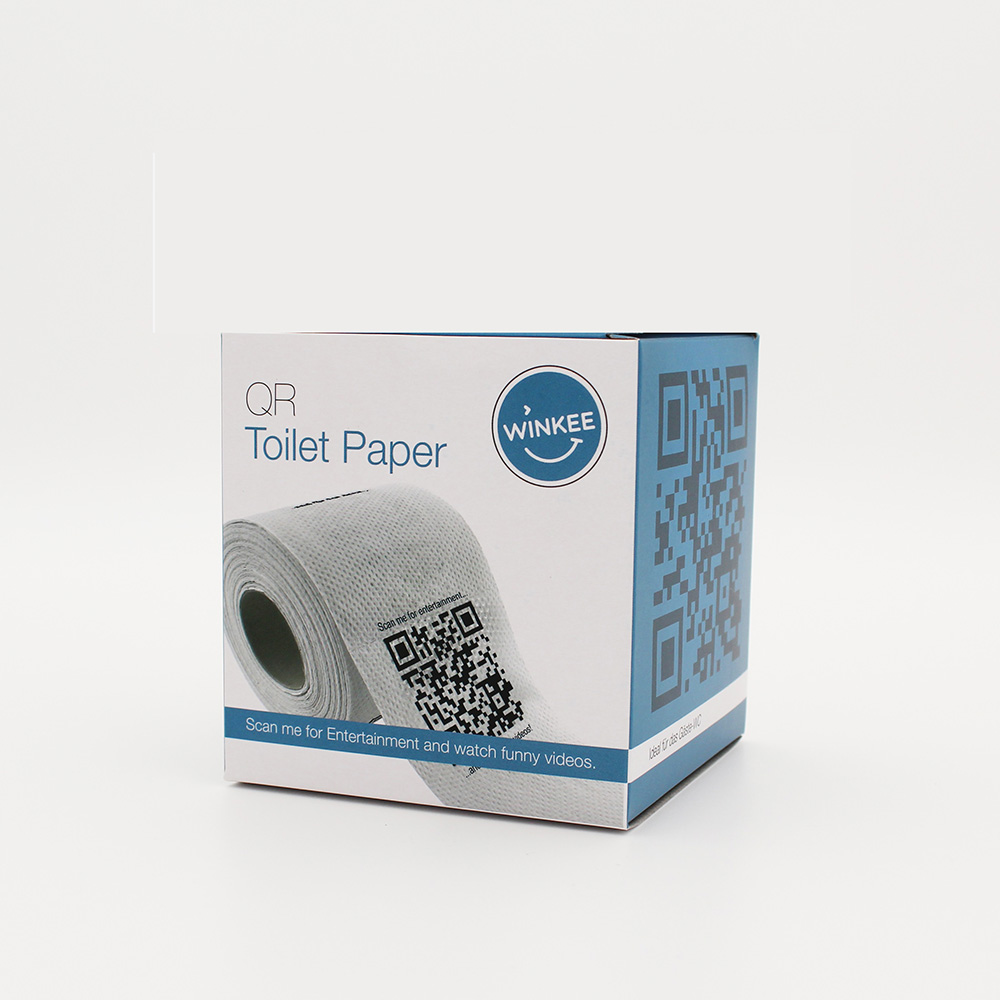 Toiletpapier met QR-codes