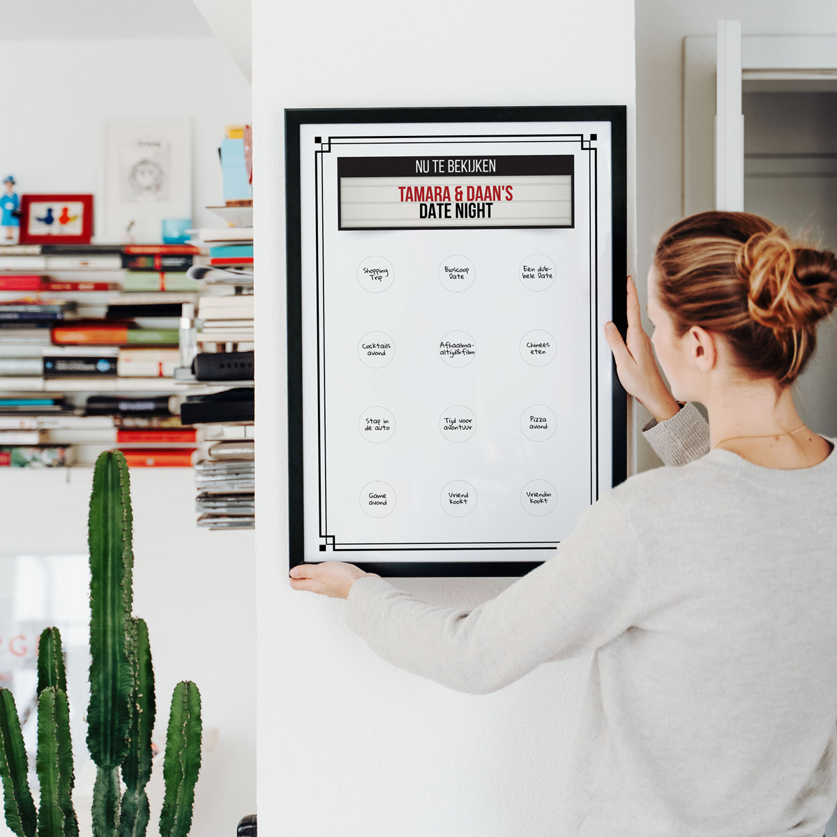 Gepersonaliseerd Kras Poster 'bucketlist'