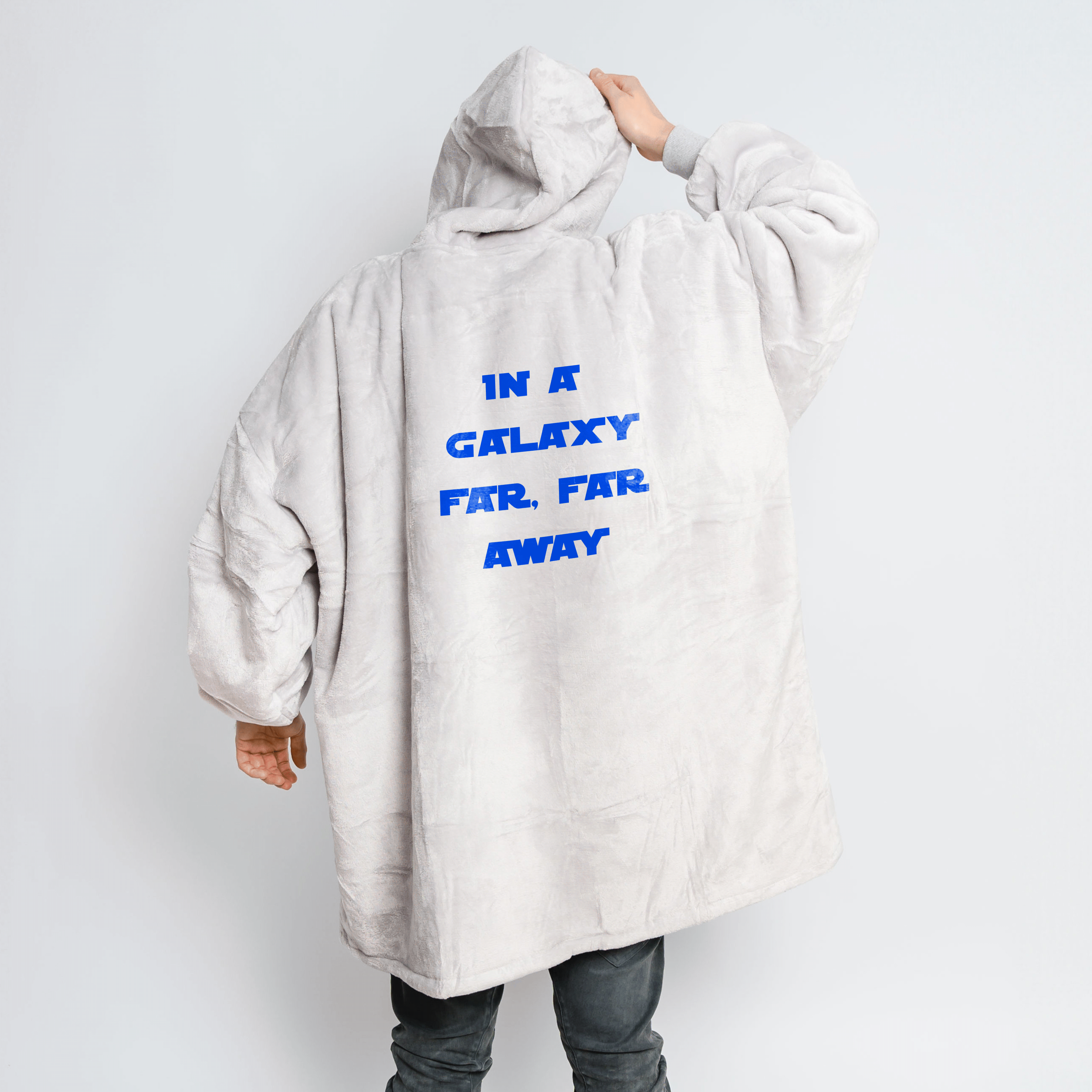 Gepersonaliseerde Hoodie Deken met spreuk