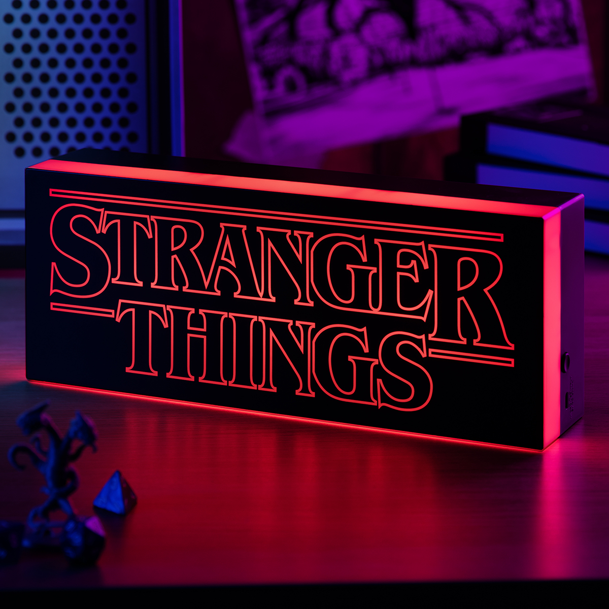 Stranger Things Logo LED Lamp
