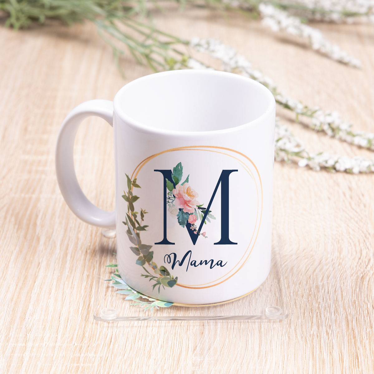 Mok Mama met Bijpassende Onderzetter