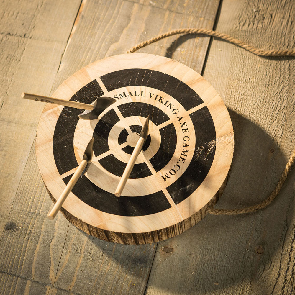 Viking werpbijlen spel