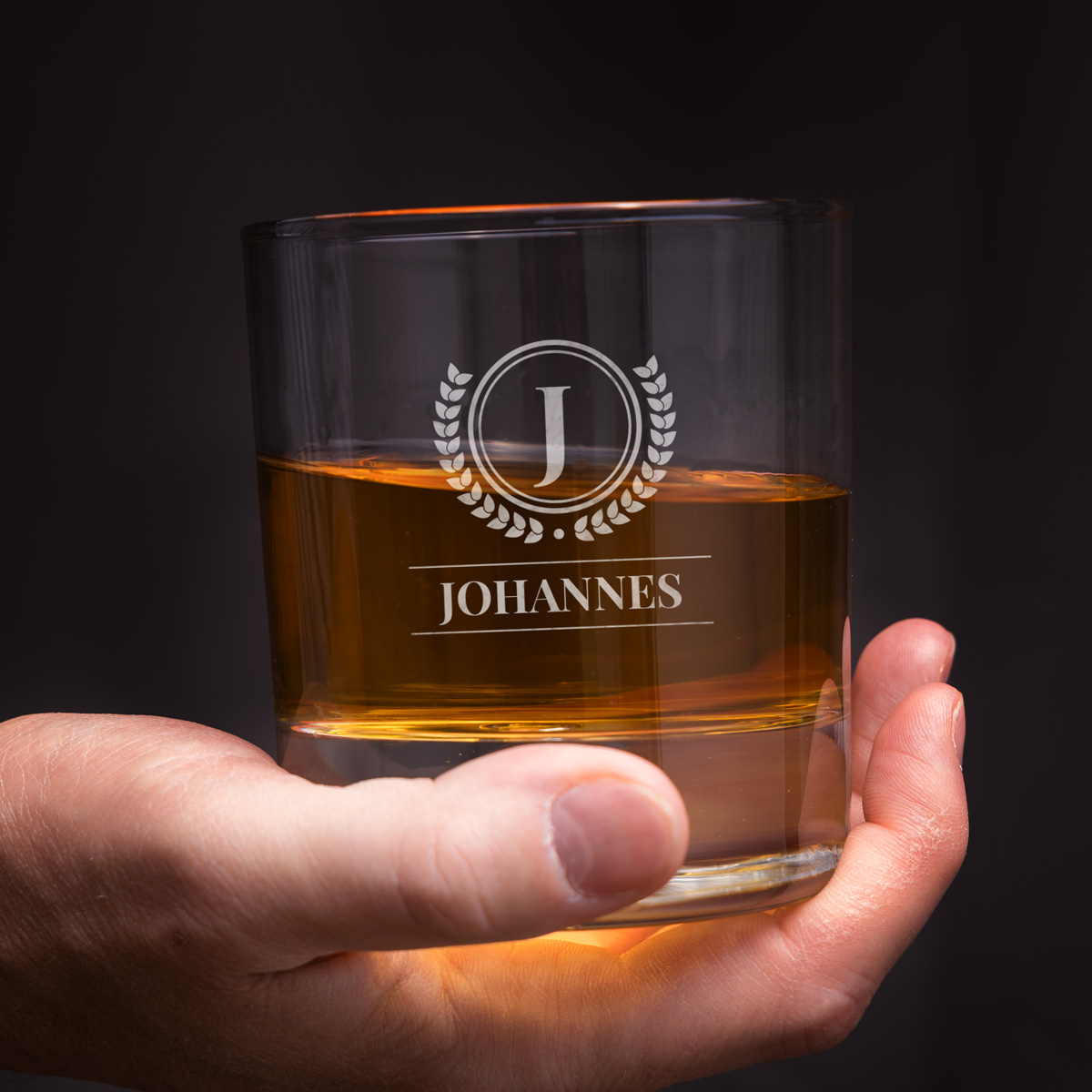 Gepersonaliseerd Whiskyglas met Monogram