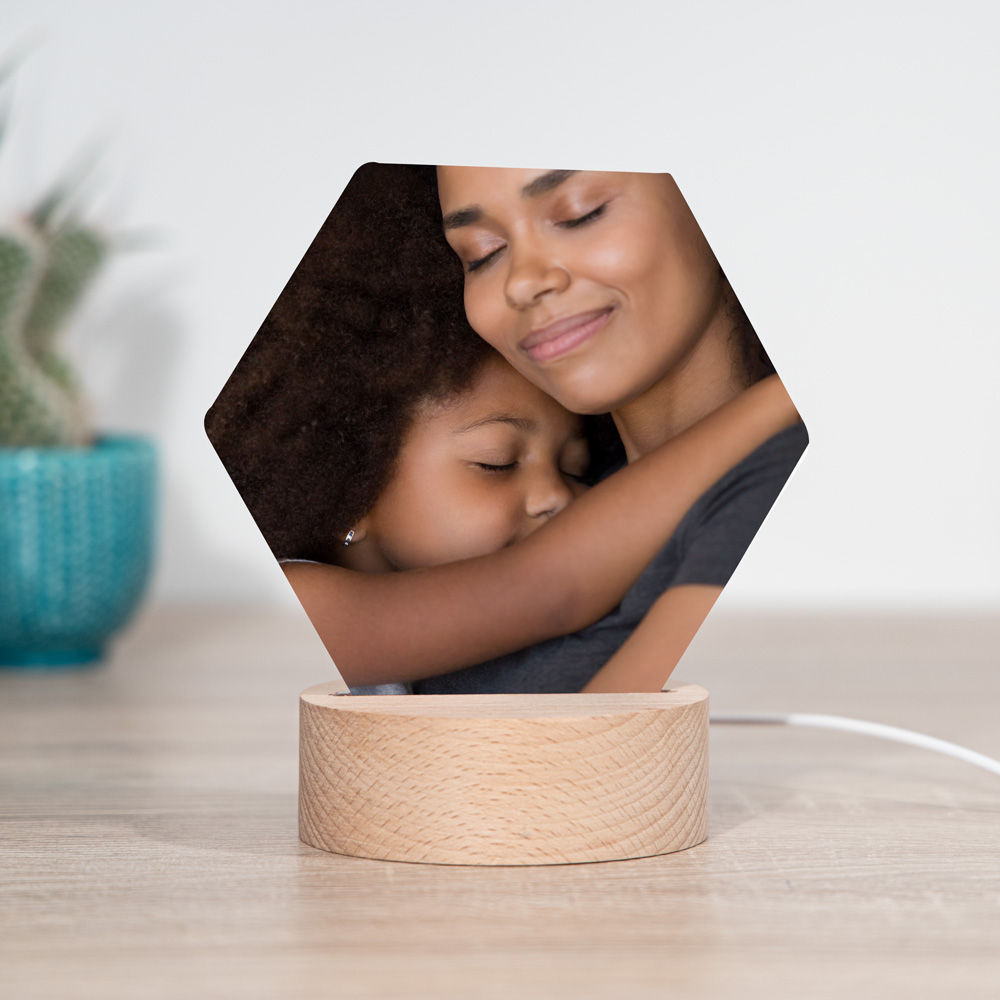 LED-lamp in Polaroid Design Cadeau voor moeder LED lamp met foto