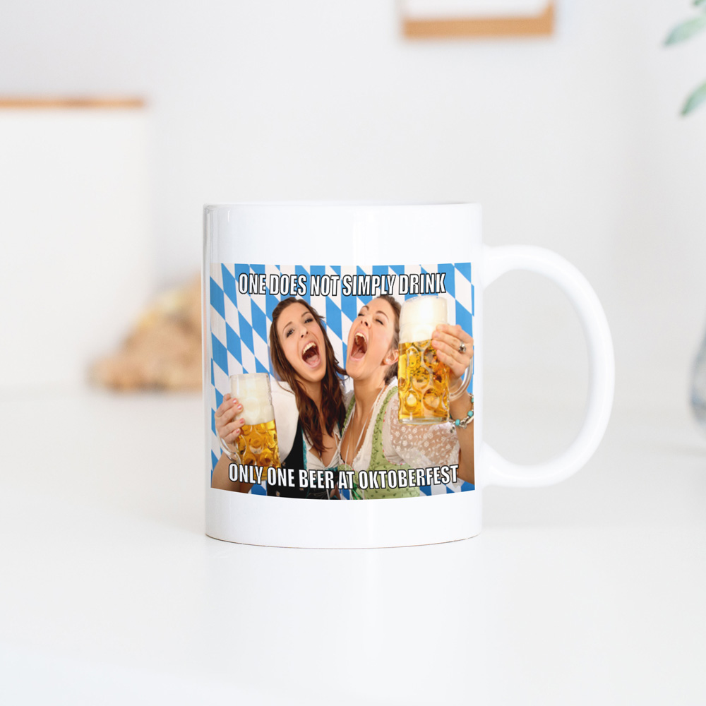 Gepersonaliseerde Mok met Meme Oktoberfest Meme