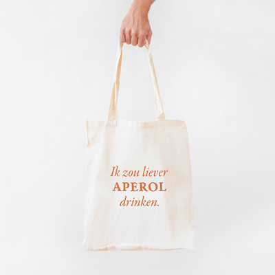 Gepersonaliseerde tote bag Aperol