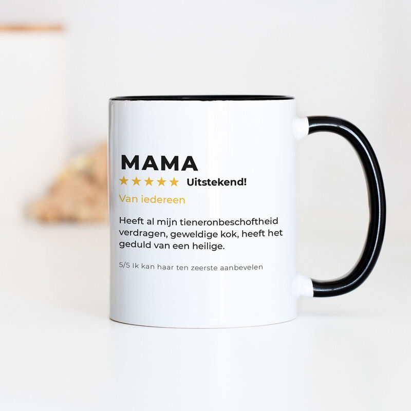 Mok met Jouw Beoordeling