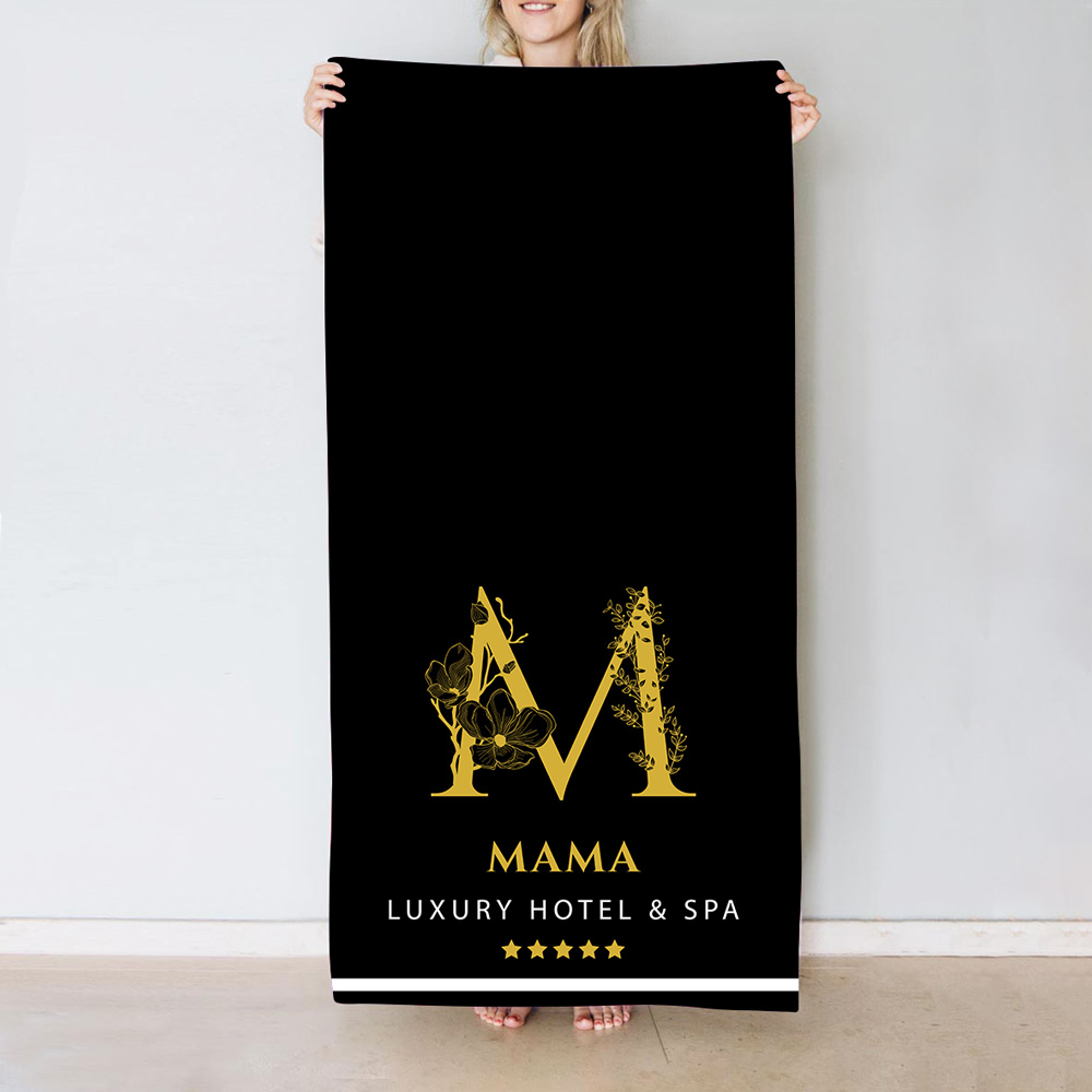 Moederdag Cadeau Hotel design monogram handdoek