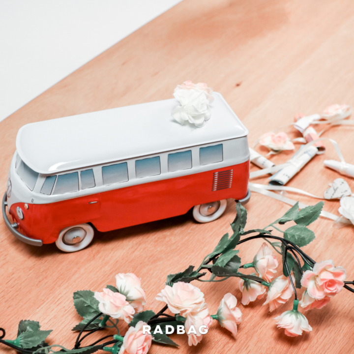 VW bus koekjesdozen DIY Hochzeitsgeschenk