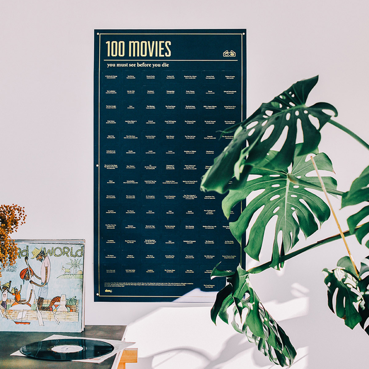 100 Movies You Must See Before Die Poster huismerk kopen in de aanbieding