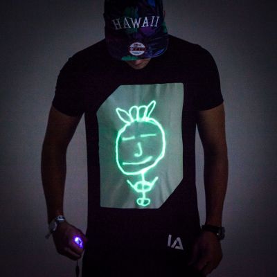 Interactief Glow T-shirt Interactief Glow T-shirt
