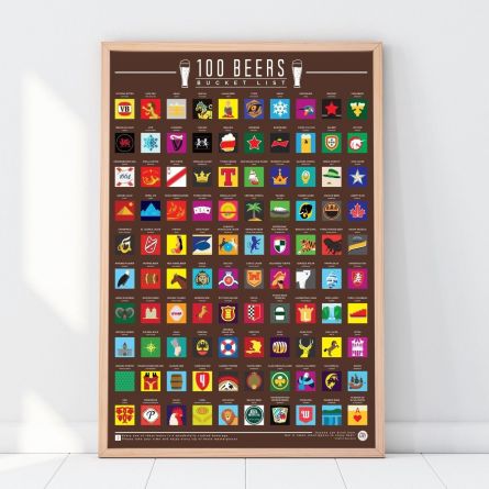 100 bieren kras poster