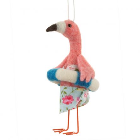 Flamingo Kerstboomversiering