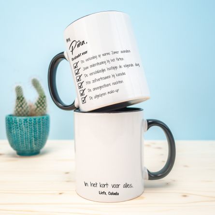 Personaliseerbare Checklist Mok