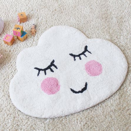 Wolk badkamer mat