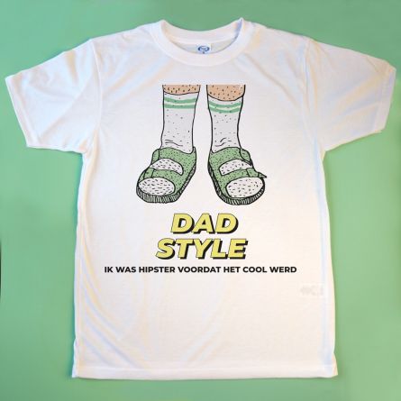 T-shirt sandalen met tekst