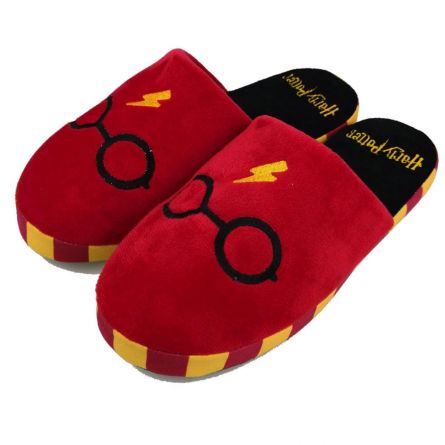 Harry Potter slippers met bril en bliksem