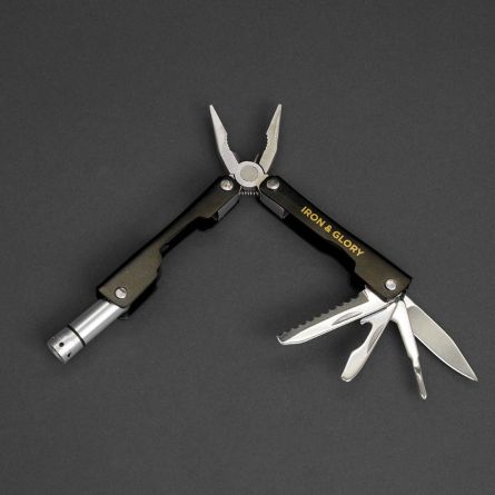 Iron & Glory Multitool zwart