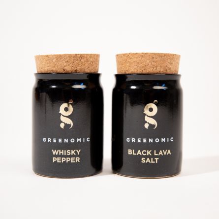 Black Lava zout & Whisky peper