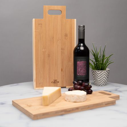 Cadeaubox voor kaas en wijn