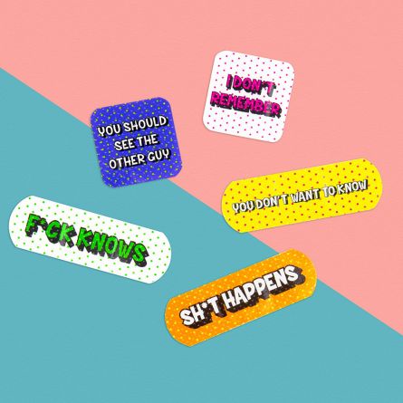 Pleisters met statements