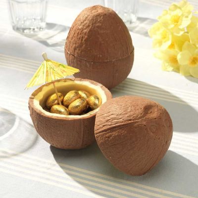 Moederdag cadeau - Chocolade kokosnoot met mini chocolade eieren